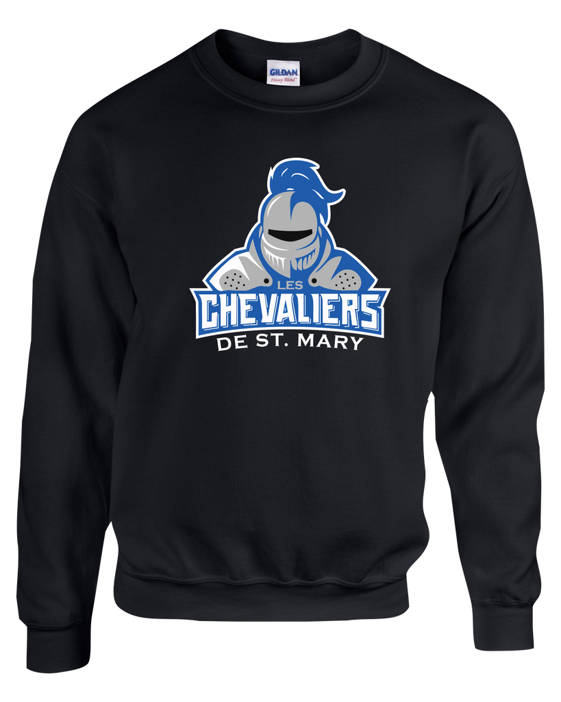 Les Chevaliers De St. Mary Youth Crewneck Sweatshirt with Printed Logo