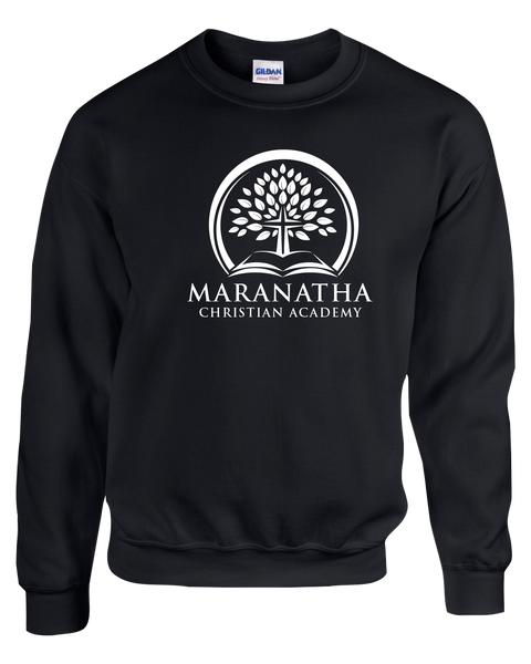 Maranatha Christian Academy Youth Fleece Crewneck with Printed Logo