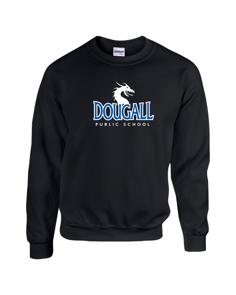 Dougall Youth Fleece Crewneck with Printed Logo