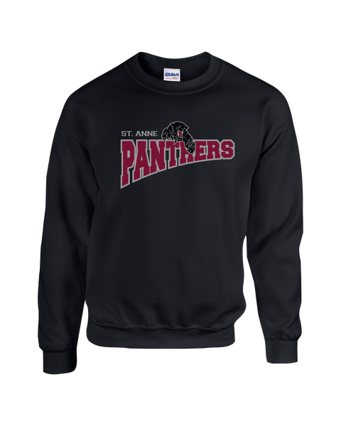 St. Anne Panthers Adult Fleece Crewneck with Printed Logo
