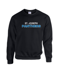 St. Joseph Youth Fleece Crewneck with Printed Logo