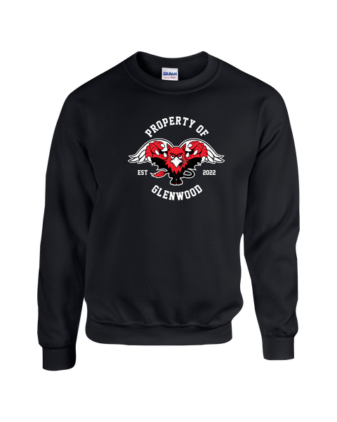Glenwood Adult Fleece Crewneck with Printed Logo