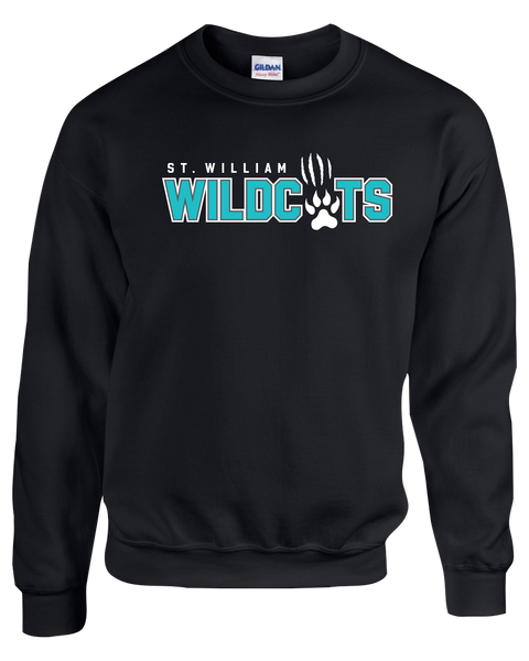 St. William Youth Fleece Crewneck with Printed Logo