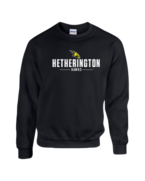 Hetherington Adult Fleece Crewneck with Printed Logo