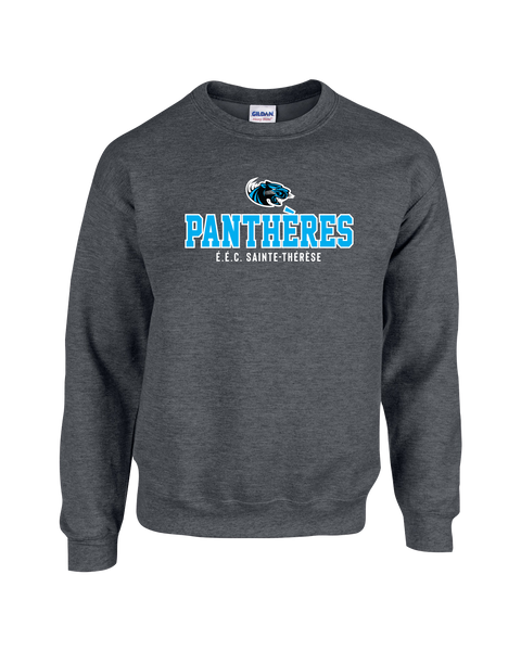 Pantheres Youth Fleece Crewneck with Printed Logo