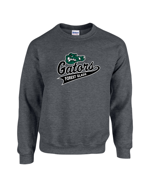 Forest Glade Adult Fleece Crewneck with Printed Logo