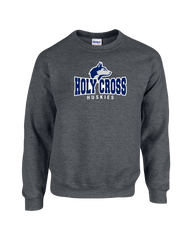 Holy Cross Fleece Crewneck with Printed Logo ADULT