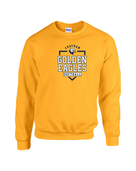 Chatham Golden Eagles Adult Fleece Crew with Printed Logo