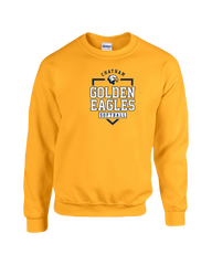 Chatham Golden Eagles Adult Fleece Crew with Printed Logo
