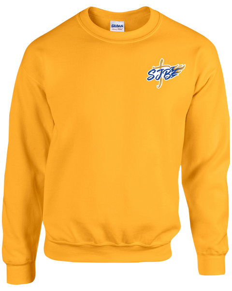 St. John the Baptist Staff Adult Fleece Crewneck with Printed Logo