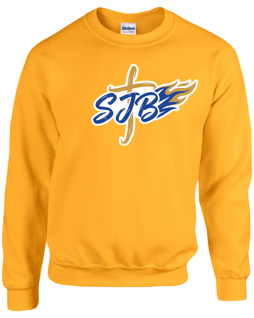 St. John the Baptist Adult Fleece Crewneck with Printed Logo