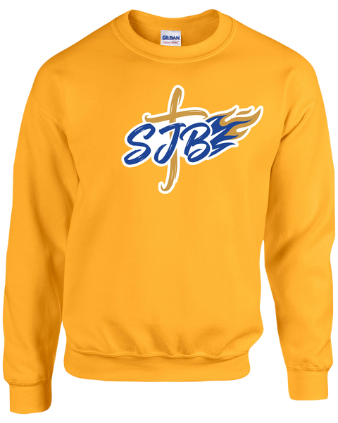 St. John the Baptist Adult Fleece Crewneck with Printed Logo