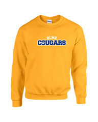 OLMC Cougars Adult Fleece Crewneck with Printed Logo