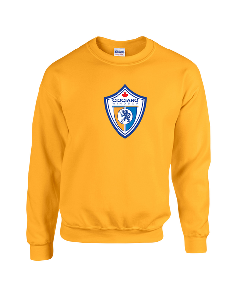 Ciociaro Soccer Crest Adult Fleece Crewneck with Printed Logo