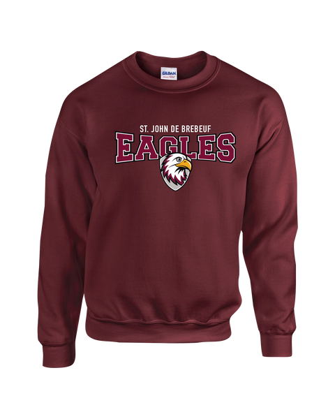 St. John de Brebeuf Adult Fleece Crewneck with Printed Logo