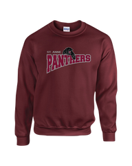 St. Anne Panthers Adult Fleece Crewneck with Printed Logo
