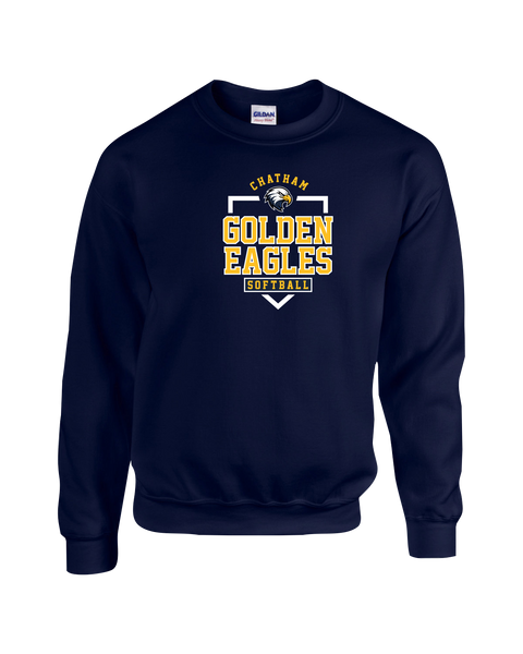 Chatham Golden Eagles Adult Fleece Crew with Printed Logo