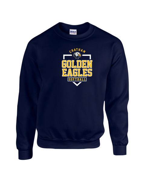 Chatham Golden Eagles Youth Fleece Crew with Printed Logo