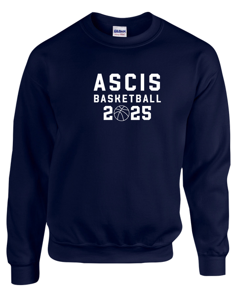 Ste. Cécile 'Basketball' Adult Gildan Heavy Blend™ Crewneck Sweatshirt with Printed Logo