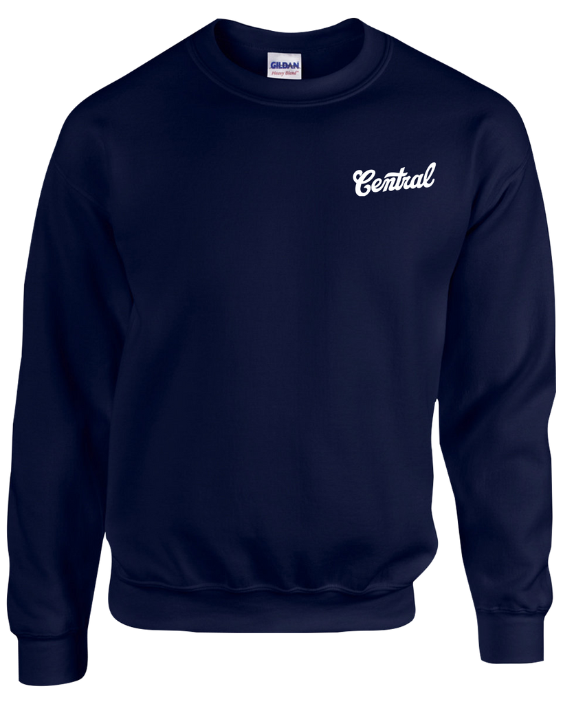Central  Youth Fleece Crewneck with Printed Left Chest Logo
