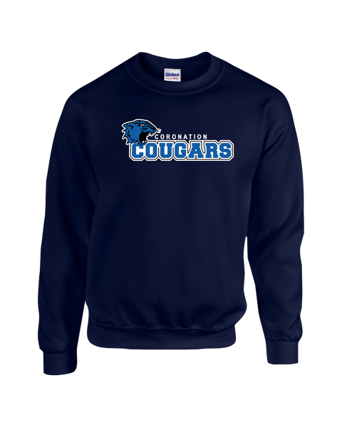 Cougars Youth Fleece Crewneck with Printed Logo