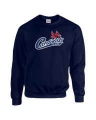 Cardinals Adult Fleece Crewneck with Printed Logo
