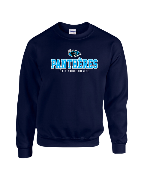 Pantheres Adult Fleece Crewneck with Printed Logo