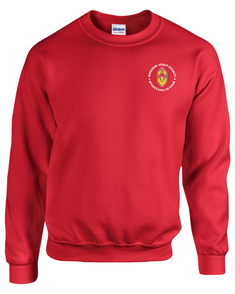 Windsor Essex Sports Hall Of Fame Adult Fleece Crewneck with Printed Logo