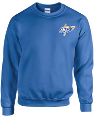 St. John the Baptist Staff Adult Fleece Crewneck with Printed Logo