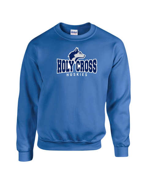 Holy Cross Adult Fleece Crewneck with Printed Logo