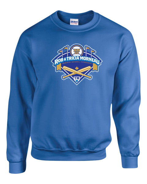 Rob & Tricia Morneau Tournament Youth Crewneck Sweatshirt with Printed Logo