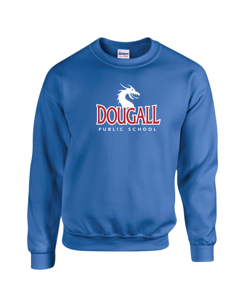 Dougall Youth Fleece Crewneck with Printed Logo