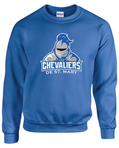 Les Chevaliers De St. Mary Youth Crewneck Sweatshirt with Printed Logo