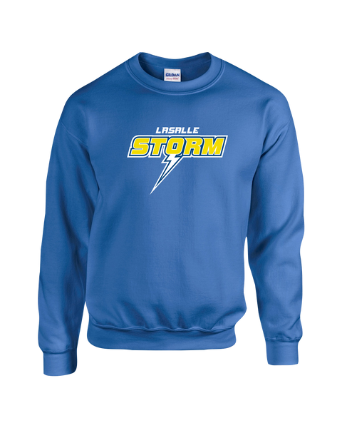 Storm Cotton Pull Over Crewneck Sweatshirt with Printed Logo YOUTH