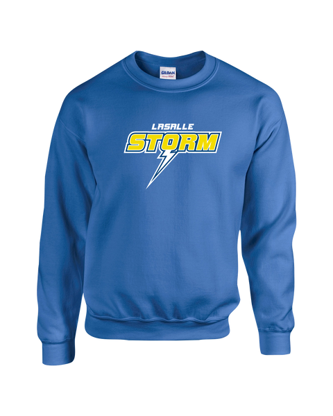 Storm Cotton Pull Over Crewneck Sweatshirt with Printed Logo ADULT