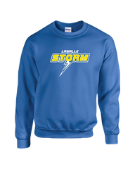 Storm Cotton Pull Over Crewneck Sweatshirt with Printed Logo ADULT