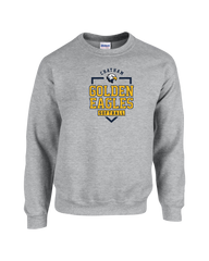 Chatham Golden Eagles Youth Fleece Crew with Printed Logo