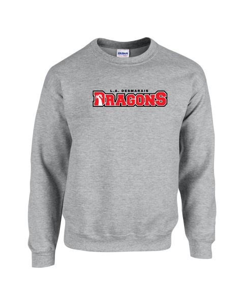LAD Dragons Adult Fleece Crewneck with Printed Logo