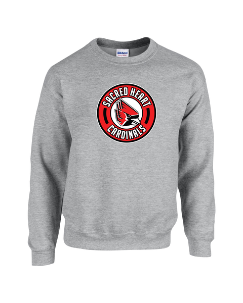 Sacred Heart Adult Fleece Crewneck with Printed Logo