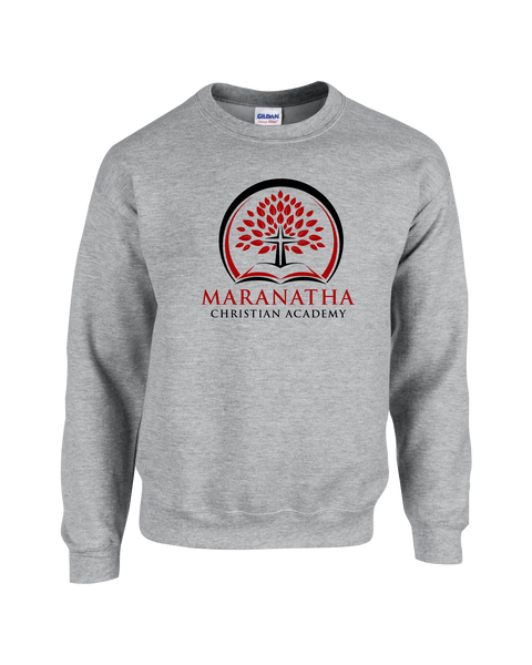 Maranatha Christian Academy Youth Fleece Crewneck with Printed Logo