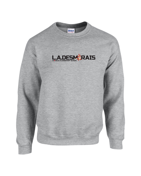 LAD Youth Fleece Crewneck with Printed Logo