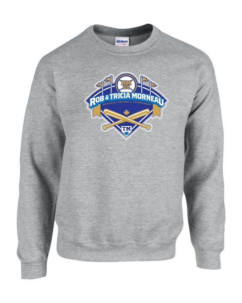 Rob & Tricia Morneau Tournament Youth Crewneck Sweatshirt with Printed Logo