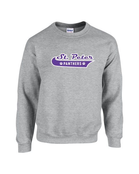 St. Peter Youth Fleece Crewneck with Printed Logo