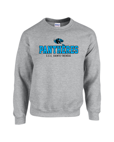 Pantheres Youth Fleece Crewneck with Printed Logo