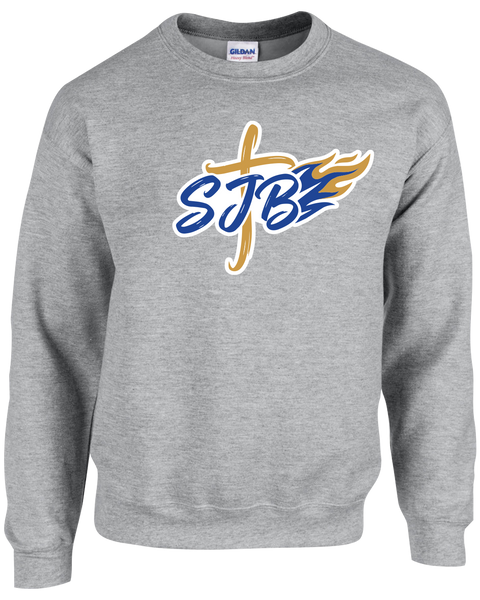 St. John the Baptist Youth Fleece Crewneck with Printed Logo