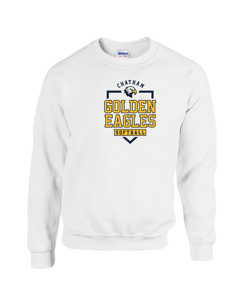 Chatham Golden Eagles Adult Fleece Crew with Printed Logo
