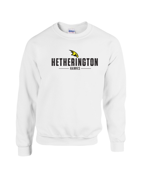 Hetherington Adult Fleece Crewneck with Printed Logo