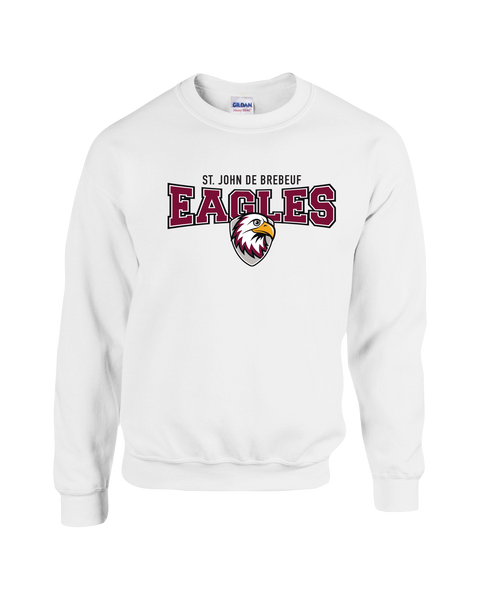 St. John de Brebeuf Adult Fleece Crewneck with Printed Logo