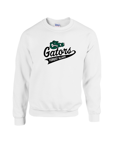 Forest Glade Adult Fleece Crewneck with Printed Logo