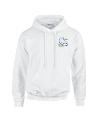 Skate LaSalle Adult Cotton Pull Over Hooded Sweatshirt with Embroidered Left Chest Logo